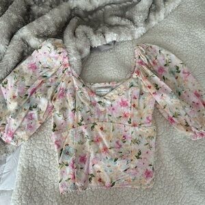Floral Abercrombie Top